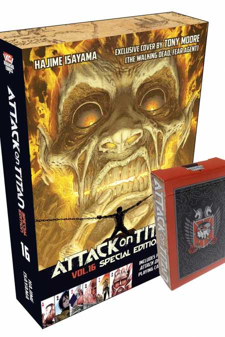 Attack on Titan, Vol. 16 with Playing Card Deck Special Ed - Hapi Manga Store