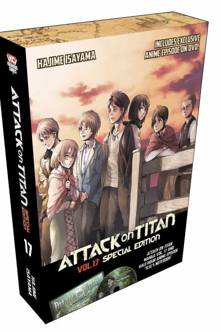 Attack on Titan, Vol. 17 Special Ed with DVD - Hapi Manga Store