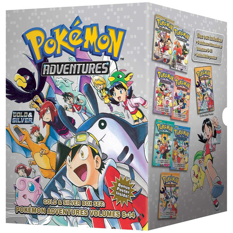 Pokemon Adventures Gold & Silver Box Set (Set Includes Vols. 8-14) - Hapi Manga Store