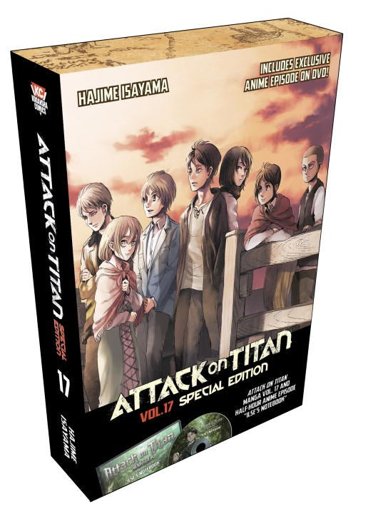 Attack on Titan, Vol. 17 Manga Special Edition w/DVD - Hapi Manga Store