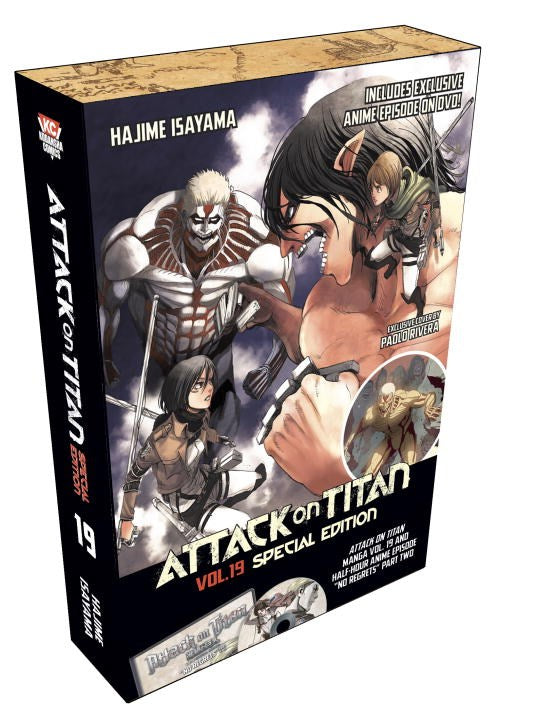 Attack on Titan, Vol. 19 Manga Special Edition w/DVD - Hapi Manga Store