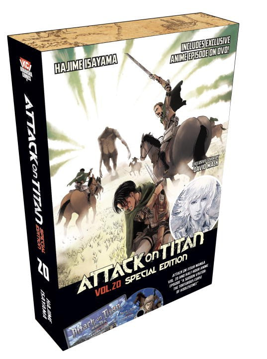 Attack on Titan, Vol. 20 Manga Special Edition w/DVD - Hapi Manga Store