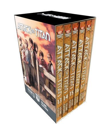 Attack on Titan Season 3 Part 1 Manga Box Set - Hapi Manga Store